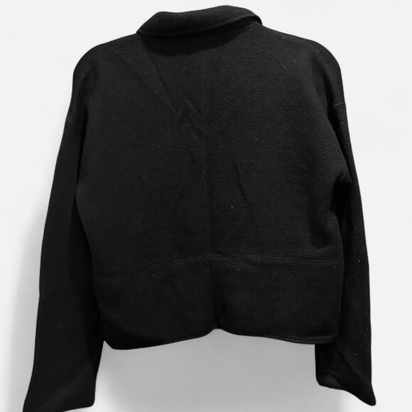 Vintage J.Crew Wool Blend Sweater Coat Medium Boxy Fit 90s Minimalist Chic - Picture 6 of 11